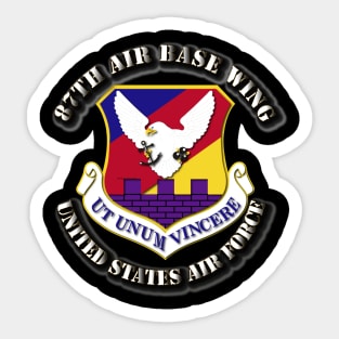 87th Air Base Wing Sticker